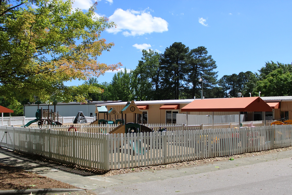 beautiful playground - Raleigh Glenwood daycare SPANISH FOR FUN