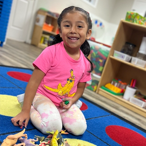 children playing at daycare facility